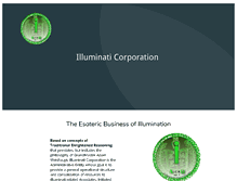 Tablet Screenshot of illuminaticorporation.com